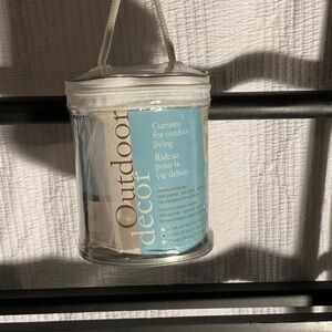 Outdoor Living Cream Curtains